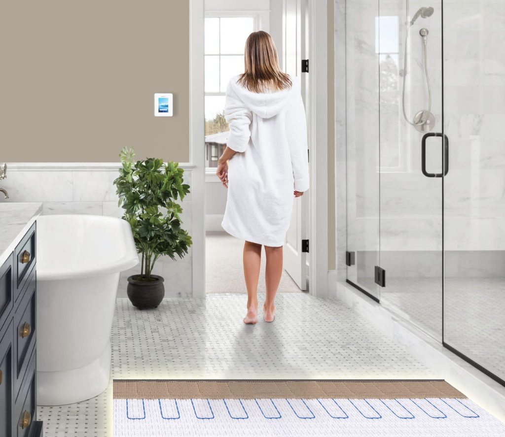 In Floor Heating in SMALL Bath ie: Powder room
