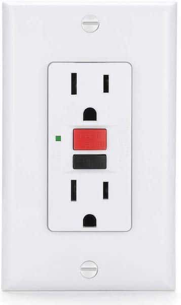 Add electrical outlet behind toilet for future washlet/bidet seat.