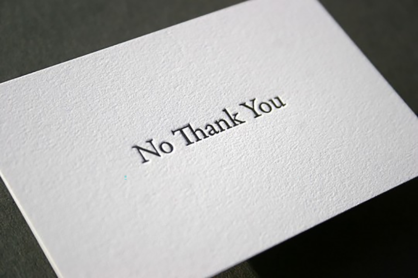 No Thank You !